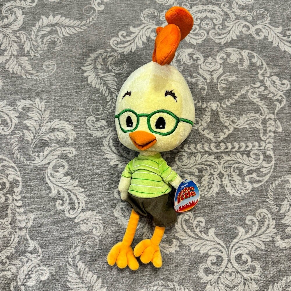 Disney Store Chicken Little Plush Stuffed Animal With Original Hang Tag